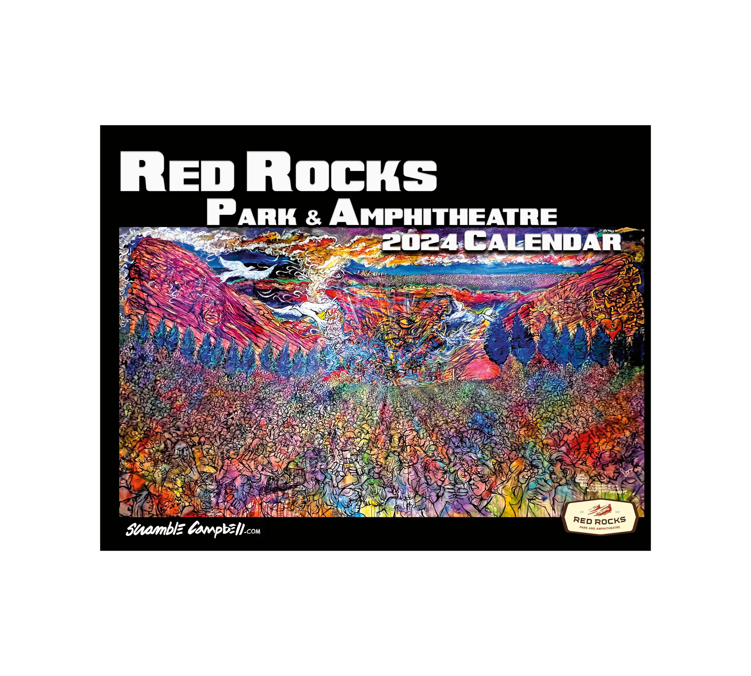 Red Rocks Calendar 2024 Red Rocks Is My Happy Place